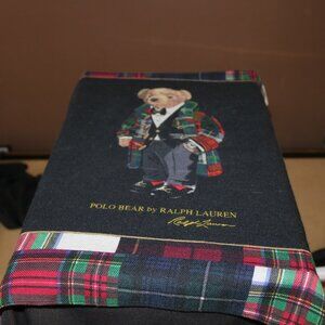 Polo Ralph Lauren Polo Bear Bandana/Scarf Tartan Plaid 22x23